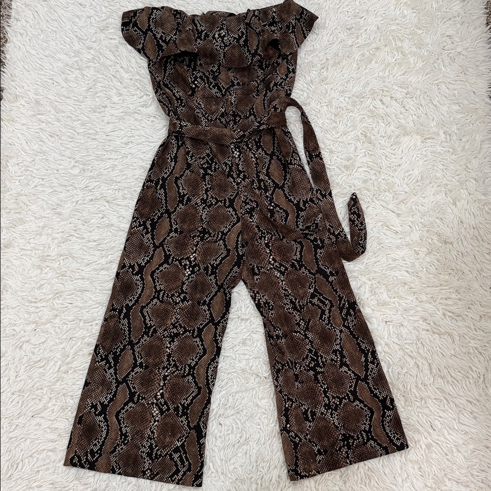 Aritzia Babaton Python Snake Flutter Jumpsuit, Si… - image 2